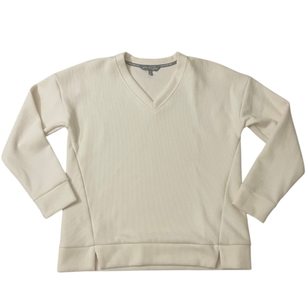Marc New York Women’s Cream V-Neck Sweater